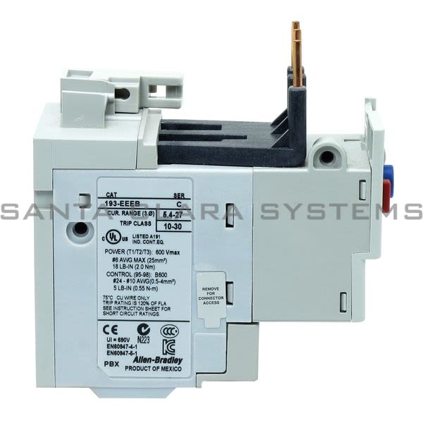 193EEEB Overload Relay E1 Plus Allen Bradley In Stock Santa Clara