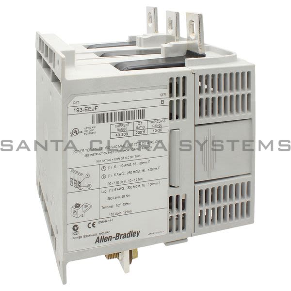 Allen Bradley 193-EEJF Overload Relay | E1 Plus Product Image