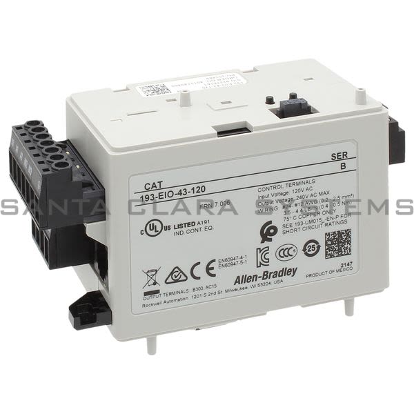Allen Bradley 193-EIO-43-120 Control Module | 120VAC Product Image