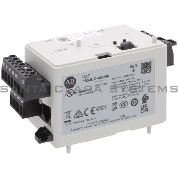 Allen Bradley 193-EIO-43-240 Control Module | 240VAC Product Image