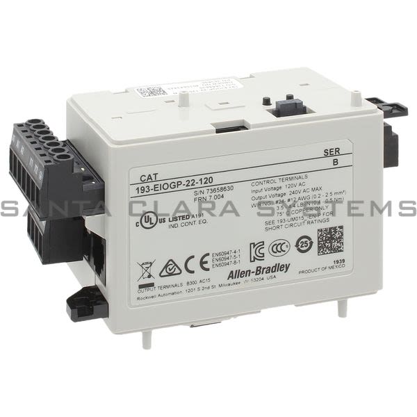 Allen Bradley 193-EIOGP-22-120 Control Module Product Image