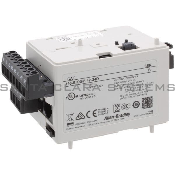 Allen Bradley 193-EIOGP-42-24D Control Module Product Image