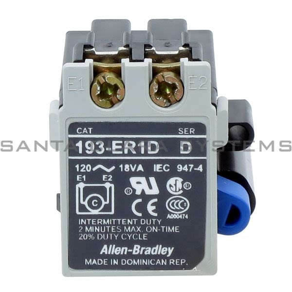 Allen Bradley 193-ER1D Remote Reset Solenoid Product Image