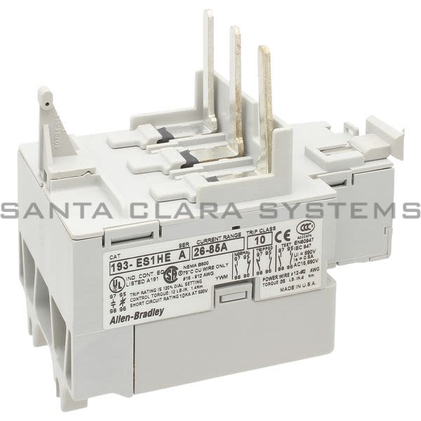 Allen Bradley 193-ES1HE Overload Relay Product Image