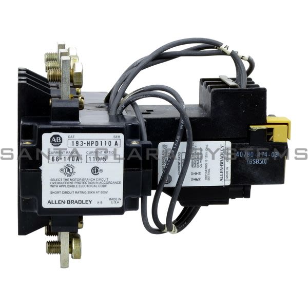 193HPD110 Allen Bradley Overload Relay Santa Clara Systems