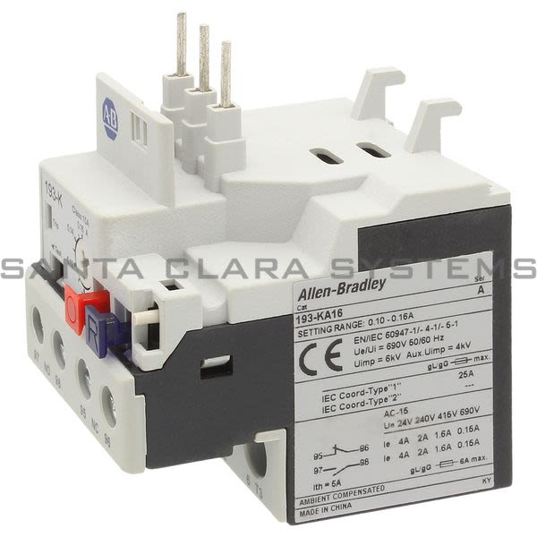 Allen Bradley 193-KA16 Overload Relay Product Image