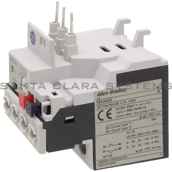Allen Bradley 193-KA25 Overload Relay Product Image