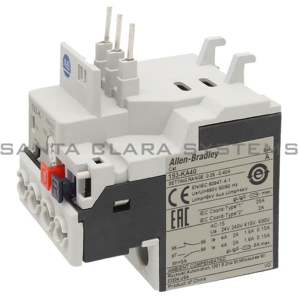 Allen Bradley 193-KA40 Overload Relay Product Image