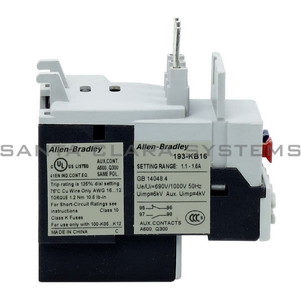 Allen Bradley 193-KB16 Overload Relay Product Image