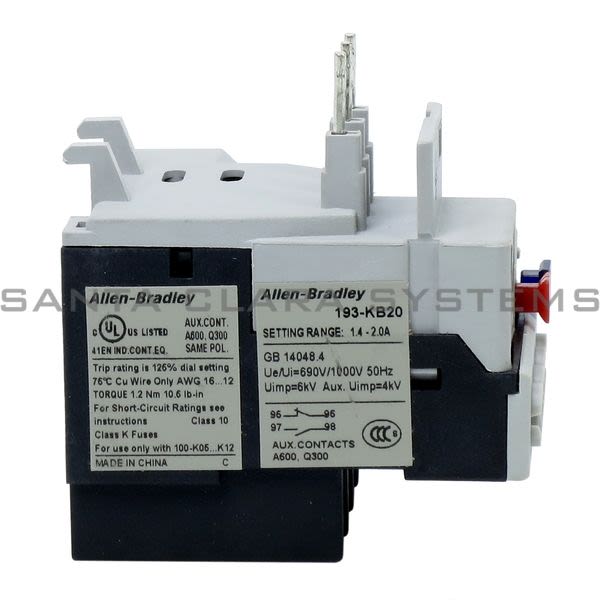 Allen Bradley 193-KB20 Overload Relay Product Image