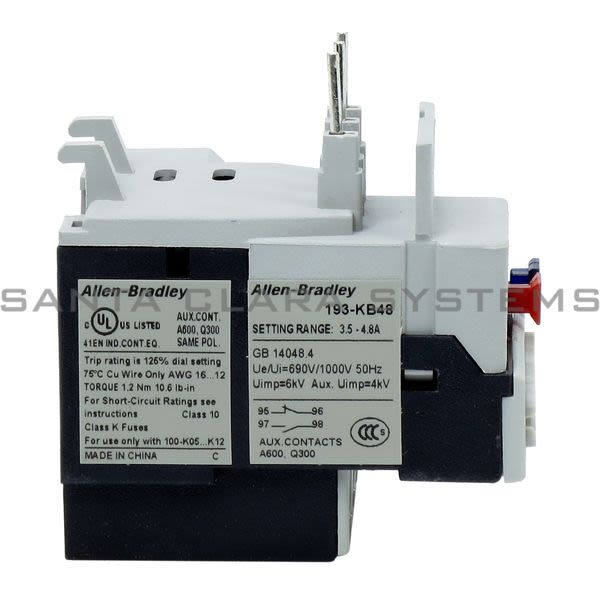Allen Bradley 193-KB48 Overload Relay Product Image