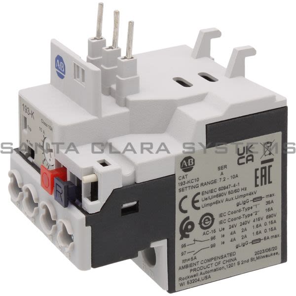 Allen Bradley 193-KC10 Overload Relay Product Image
