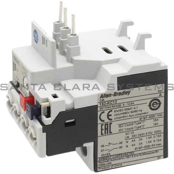 Allen Bradley 193-KC12 Overload Relay Product Image