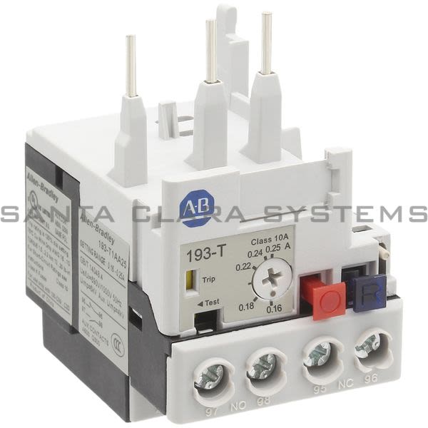 Allen Bradley 193-T1AA25 Thermal Overload Relay Product Image