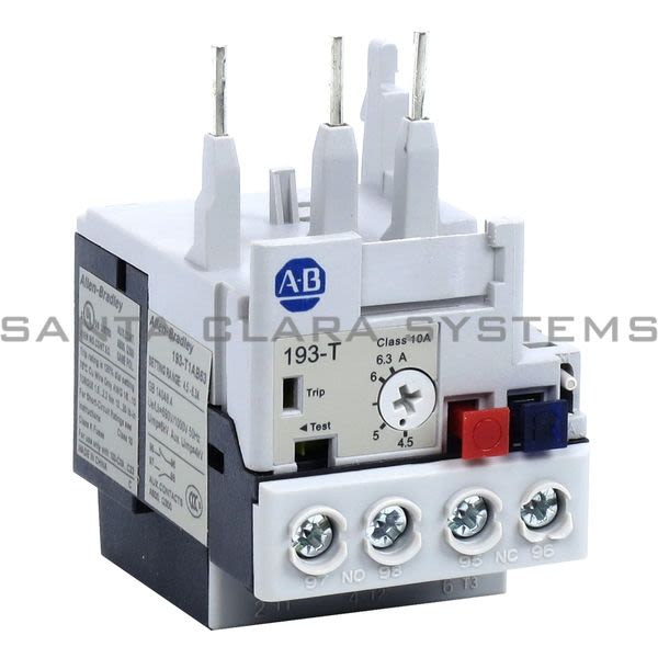 Allen Bradley 193-T1AB63 Thermal Overload Relay Product Image
