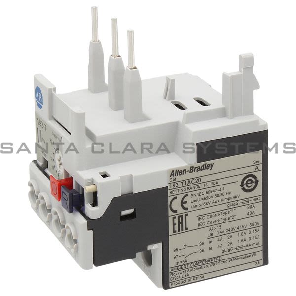 Allen Bradley 193-T1AC20 Thermal Overload Relay Product Image