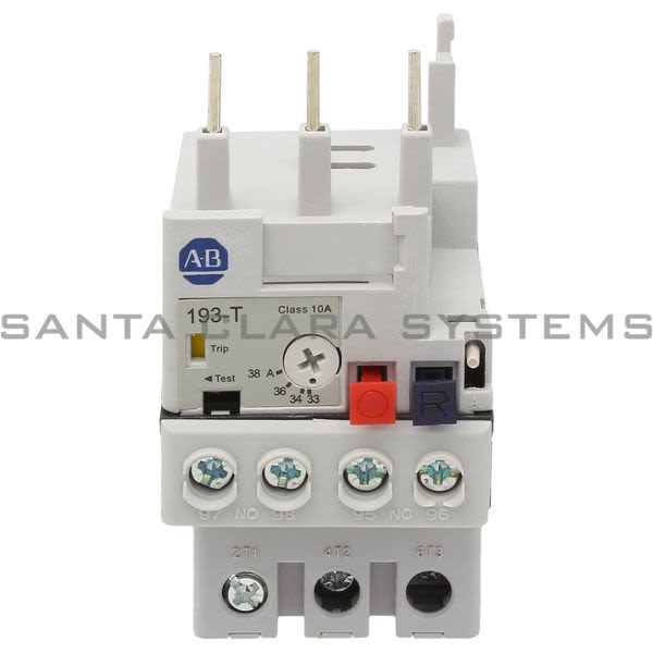 Allen Bradley 193-T1BC38 Thermal Overload Relay Product Image