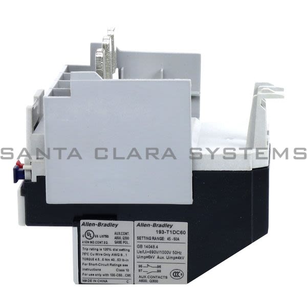 Allen Bradley 193-T1DC60 Thermal Overload Relay Product Image