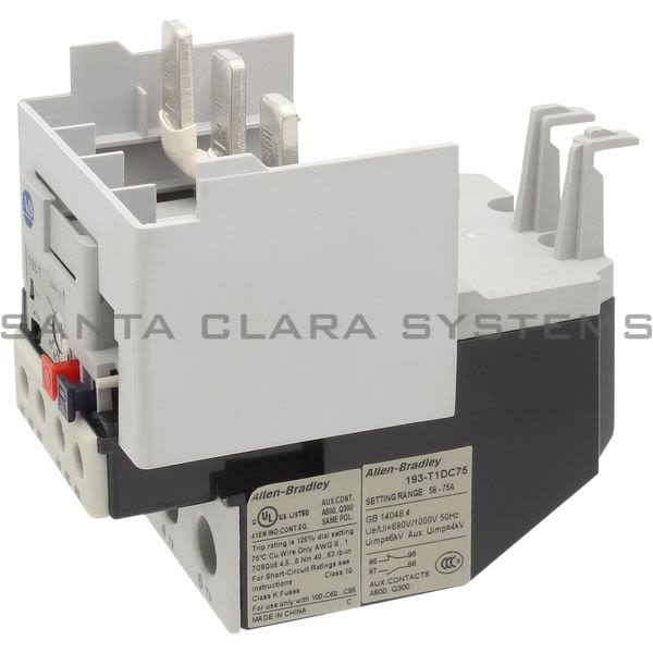 Allen Bradley 193-T1DC75 Thermal Overload Relay Product Image