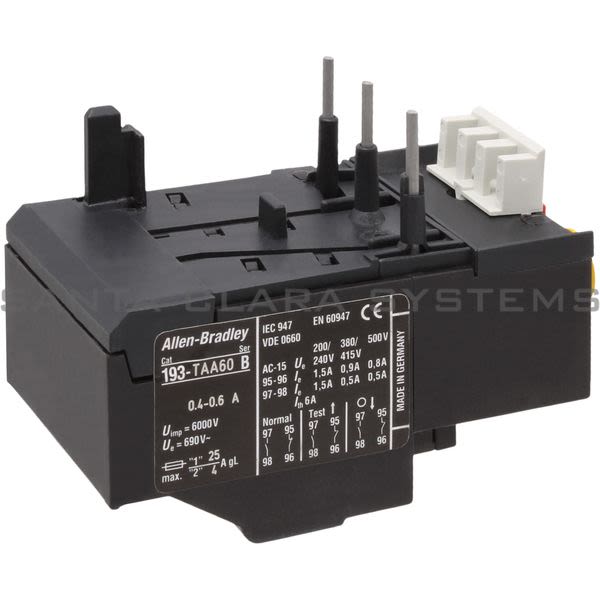 Allen Bradley 193-TAA60 Thermal Overload Relay Product Image