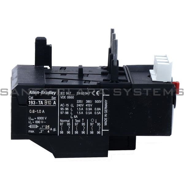 Allen Bradley 193-TAB10 Thermal Overload Relay Product Image