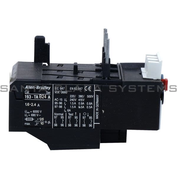 Allen Bradley 193-TAB24 Thermal Overload Relay Product Image