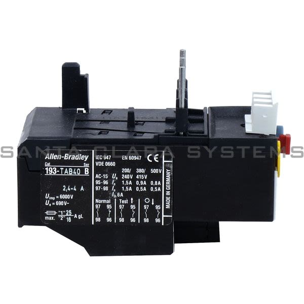 Allen Bradley 193-TAB40 Overload Relay Product Image