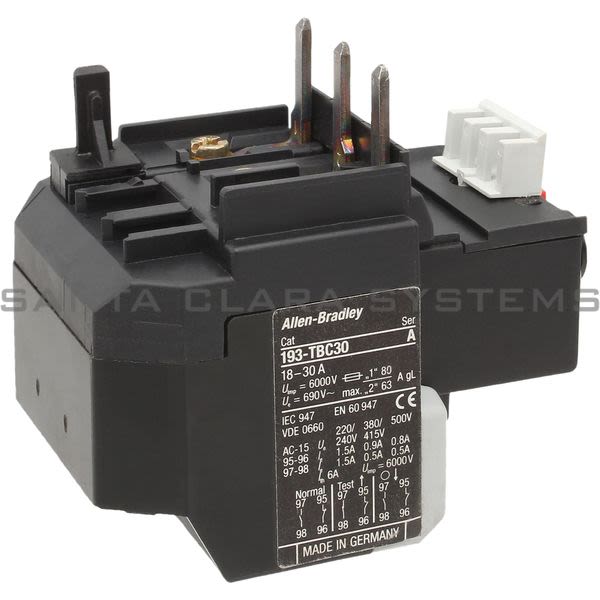 Allen Bradley 193-TBC30 Thermal Overload Relay Product Image