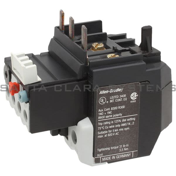 193TBC45 Allen Bradley Thermal Overload Relay Santa Clara Systems