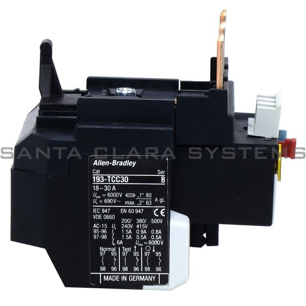 Allen Bradley 193-TCC30 Thermal Overload Relay Product Image