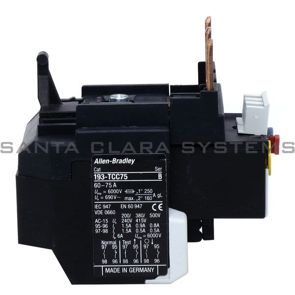 Allen Bradley 193-TCC75 Thermal Overload Relay Product Image