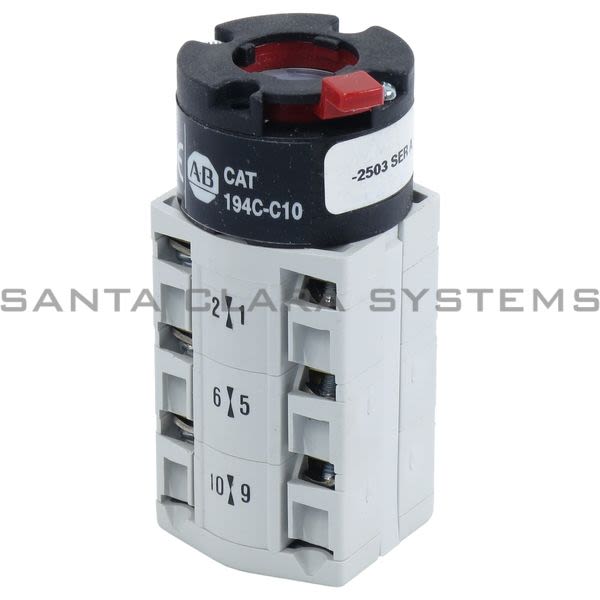 Allen Bradley 194C-C10-2503 Control Switch Product Image