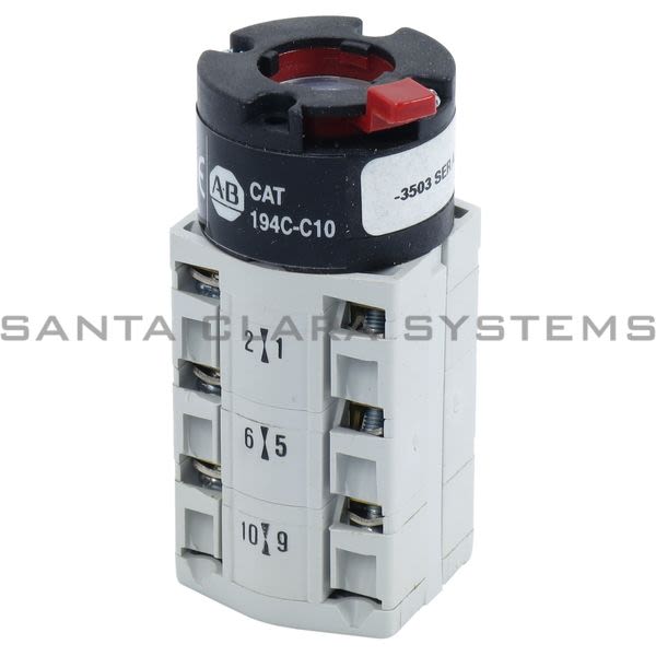Allen Bradley 194C-C10-3503 Control Switch Product Image