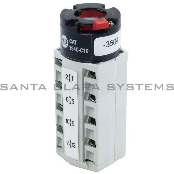 Allen Bradley 194C-C10-3504 Control Switch Product Image