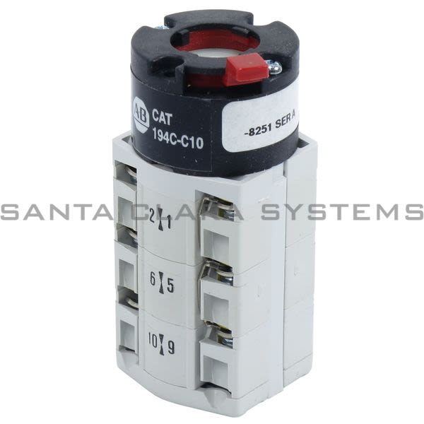 Allen Bradley 194C-C10-8251 Control Switch Product Image