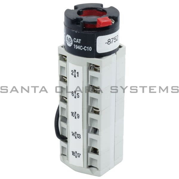 Allen Bradley 194C-C10-8752 Control Switch Product Image