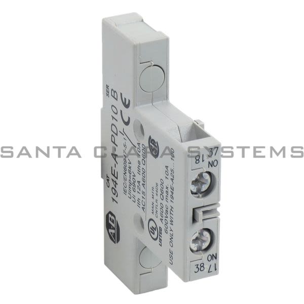 Allen Bradley 194E-A-PD10 Contact Block Product Image