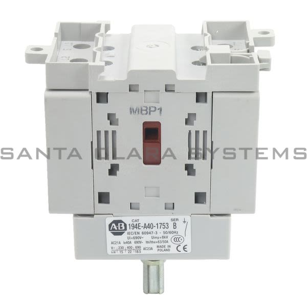 Allen Bradley 194E-A40-1753 Load Switch Product Image