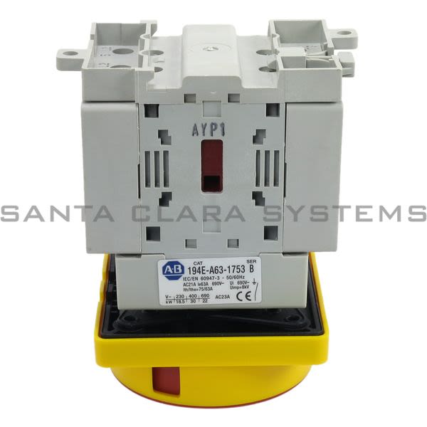 Allen Bradley 194E-A63-1753-6N Load Switch Product Image