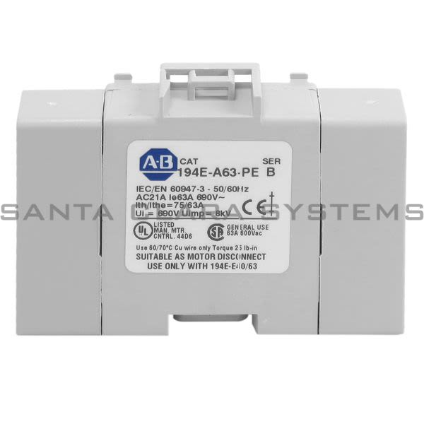 Allen Bradley 194E-A63-PE Earthing / Grounding Terminal Product Image