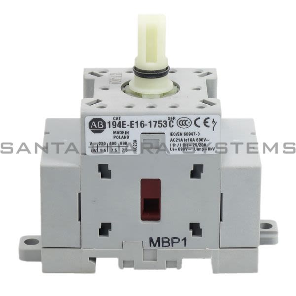 Allen Bradley 194E-E16-1753 Load Switch Product Image