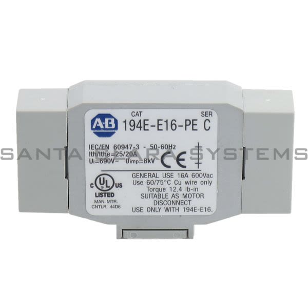 Allen Bradley 194E-E16-PE Earthing / Grounding Terminal Product Image