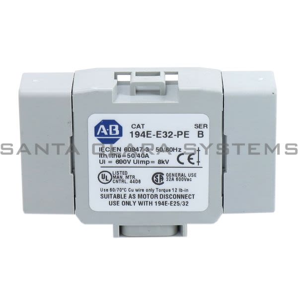 Allen Bradley 194E-E32-PE Earthing/Grounding Terminal Product Image