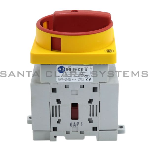 Allen Bradley 194E-E40-1753-6N Load Switch Product Image