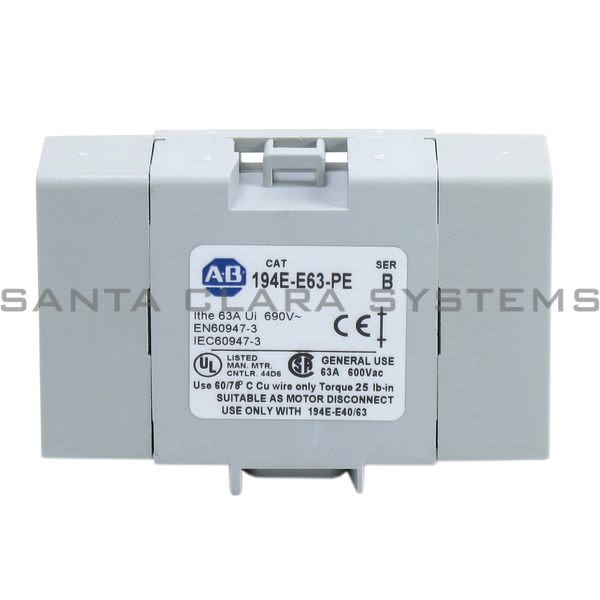 Allen Bradley 194E-E63-PE Earthing / Grounding Terminal Product Image