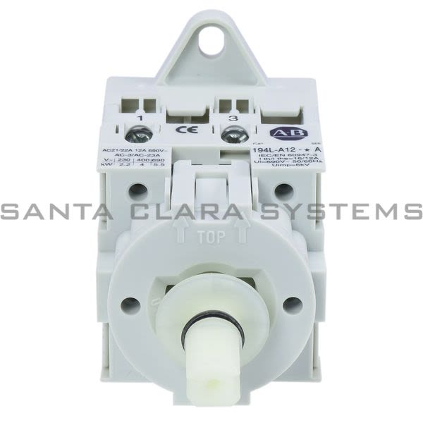 Allen Bradley 194L-A12-1752 Control and Load Switch Product Image