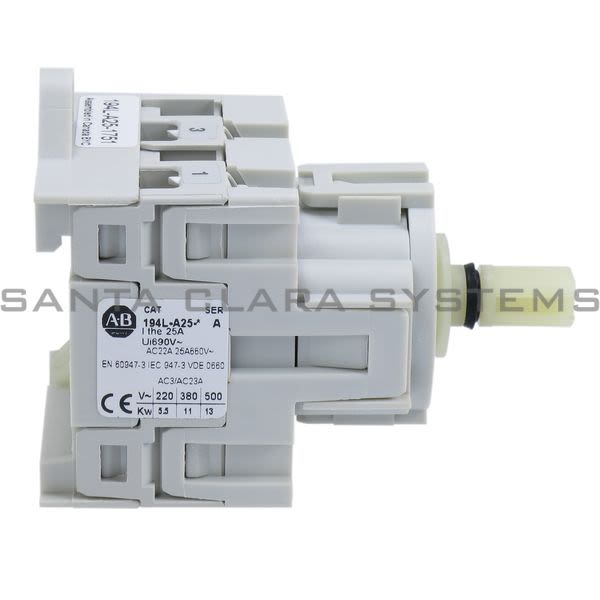 Allen Bradley 194L-A25-1751 Control and Load Switch Product Image
