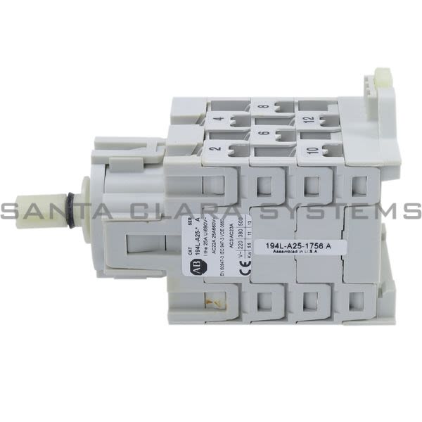 Allen Bradley 194L-A25-1756 Control and Load Switch Product Image