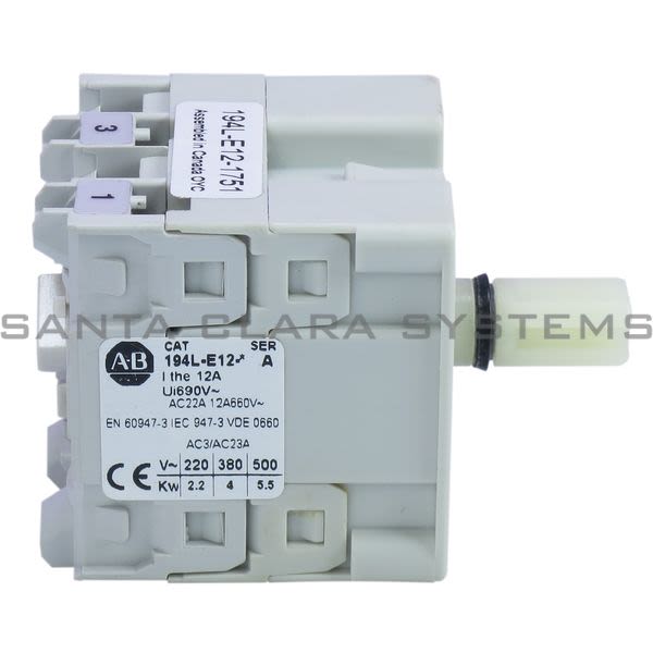 Allen Bradley 194L-E12-1751 Load Switch Product Image