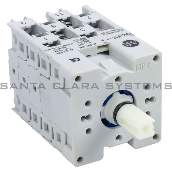 194L-E12-4521 IEC Control and Load Switch, Step 1-2-3-4-5 60 Allen Bradley  In Stock - Santa Clara Systems